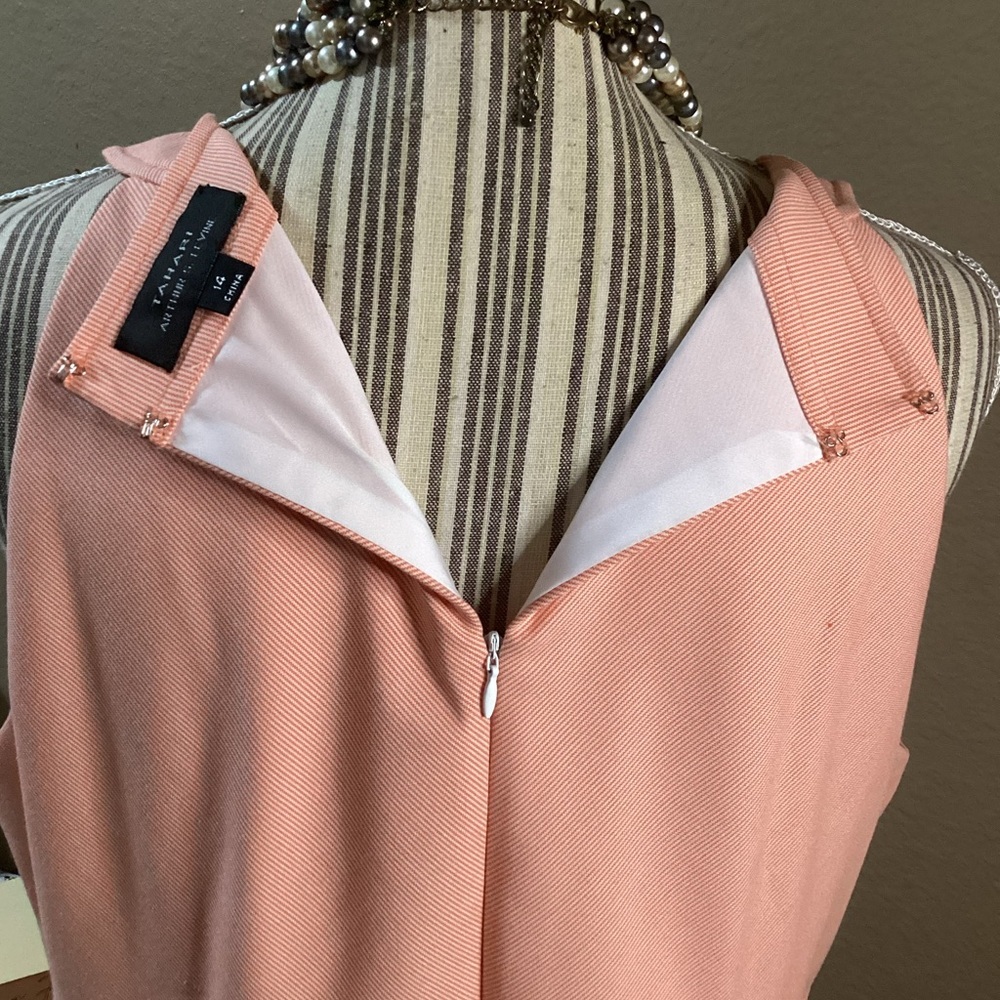 Tahari Arthur S. Levine Peach Stripes Dress & Blaizer - Picture 12 of 13